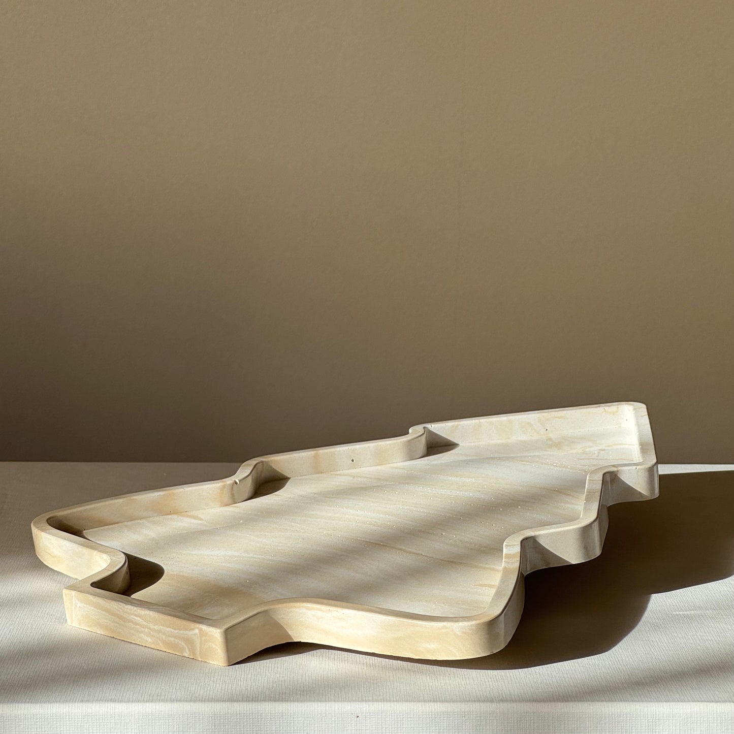 Travertine Christmas Tray