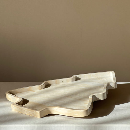 Travertine Christmas Tray