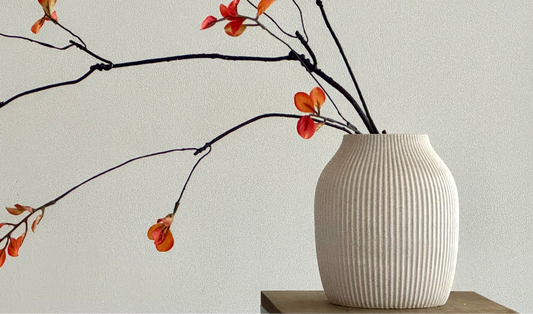 Lilou-beige_unieke_exclusieve_vaas