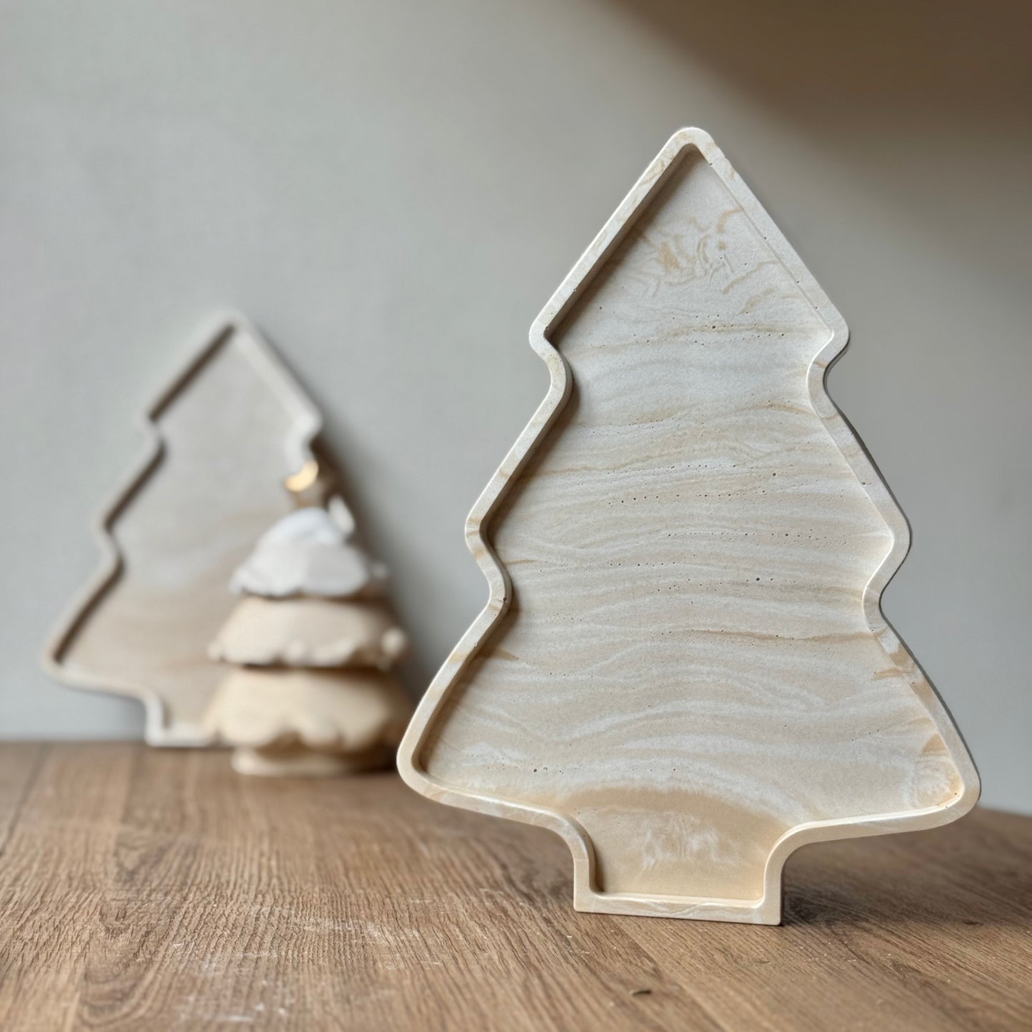 Travertine Christmas Tray