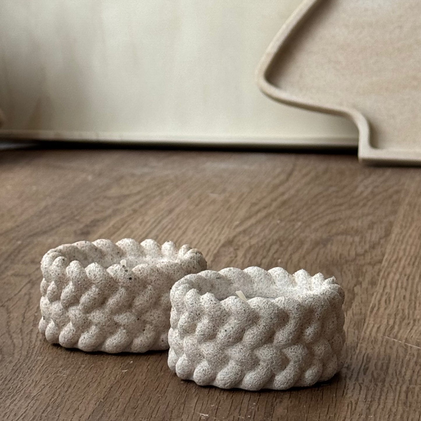 Natural Knit Tealightholder